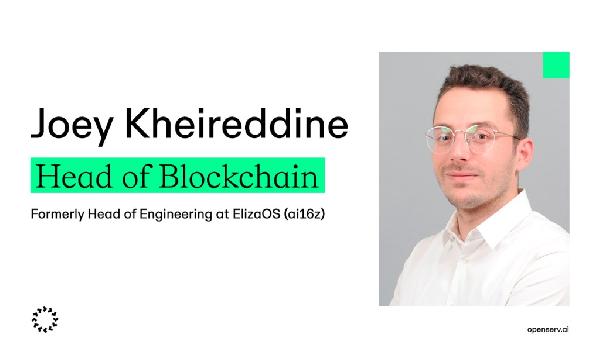 OpenServ Names Joey Kheireddine Head of Blockchain, Joining From Eliza Labs (Formerly Al16z)