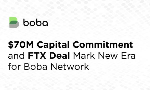 $70 Million Committed to Boba Network As Foundation Concludes BOBA Token Agreement With FTX Recovery Trust